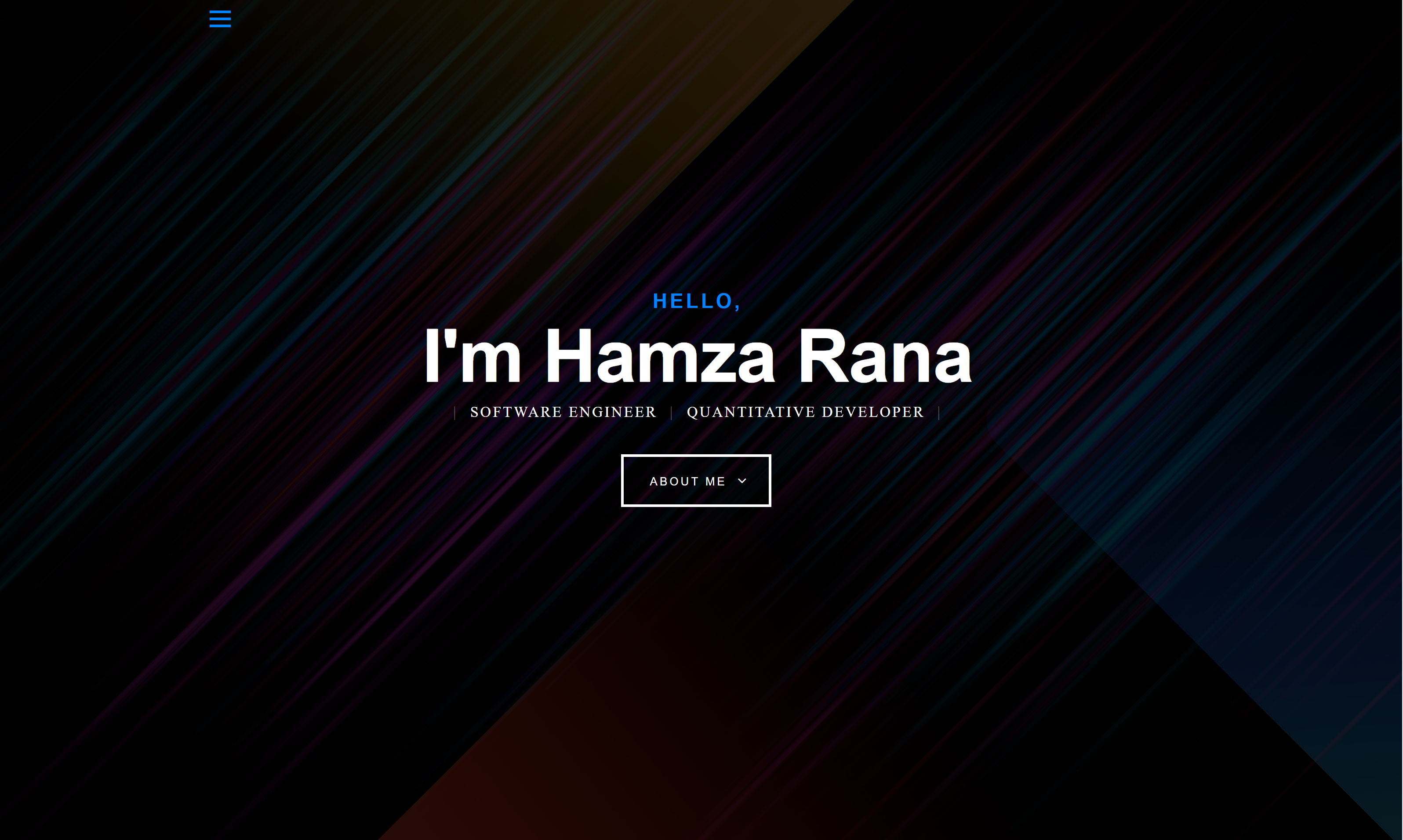 Personal Website Screenshot